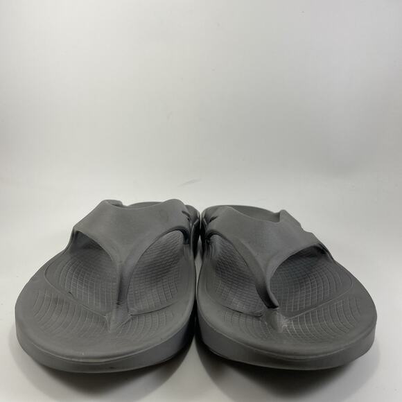 Oofos Ooriginal Flip Flops Mens Size 10 Womens Size 12 Gray Comfort Recovery main image 4